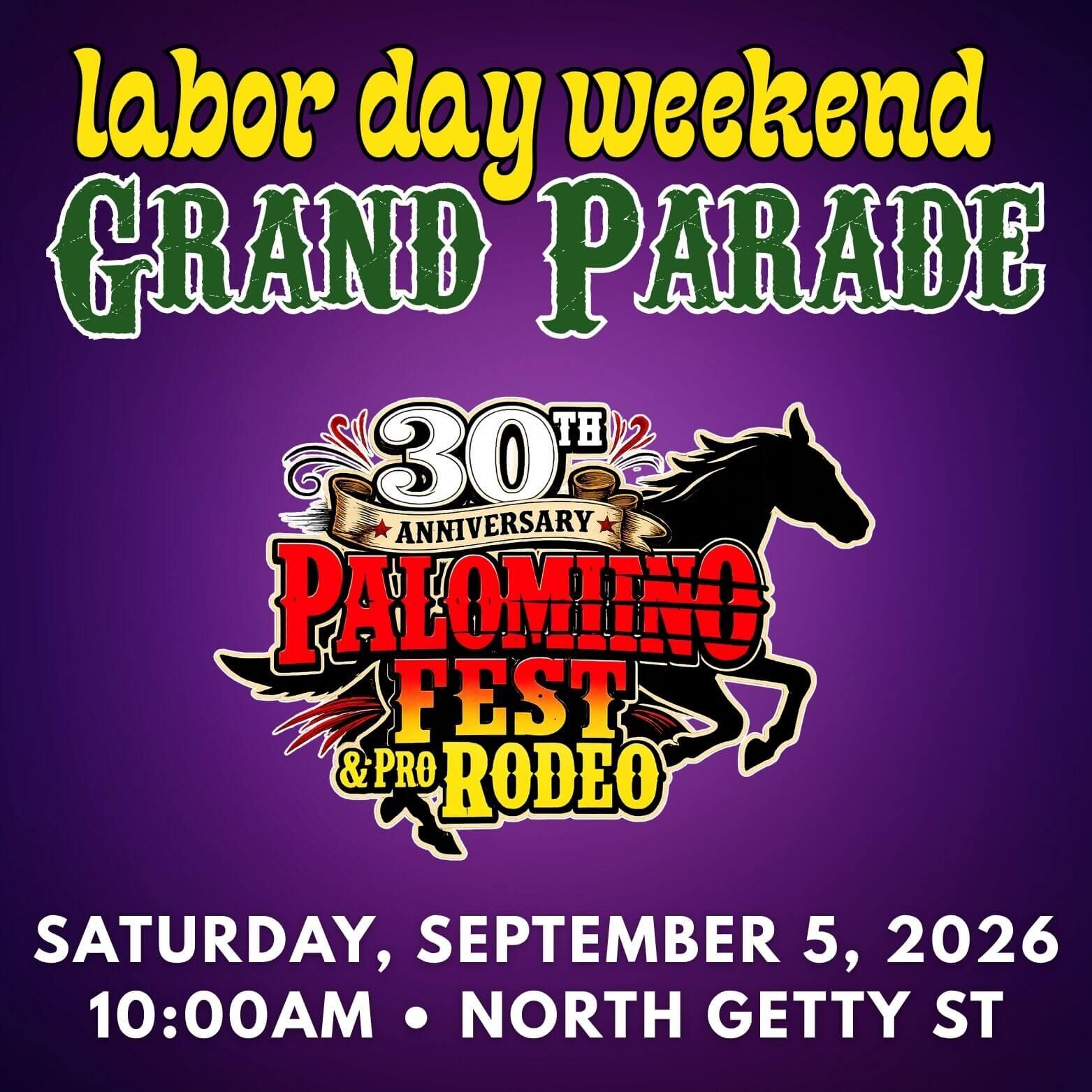 2026 Labor Day Parade Flyer